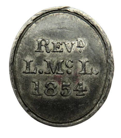 1854 Liff & Benvie, Angus Church Communion Token