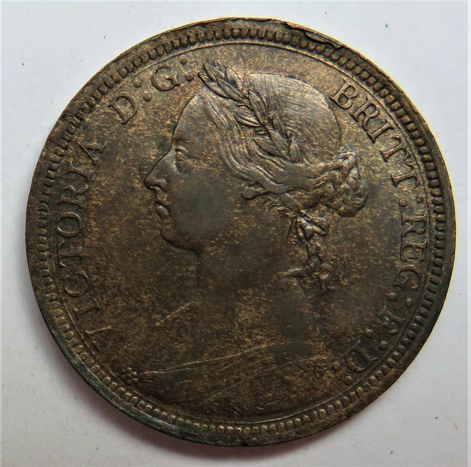 1891 Queen Victoria Halfpenny Coin In Better Grade - Great Britain