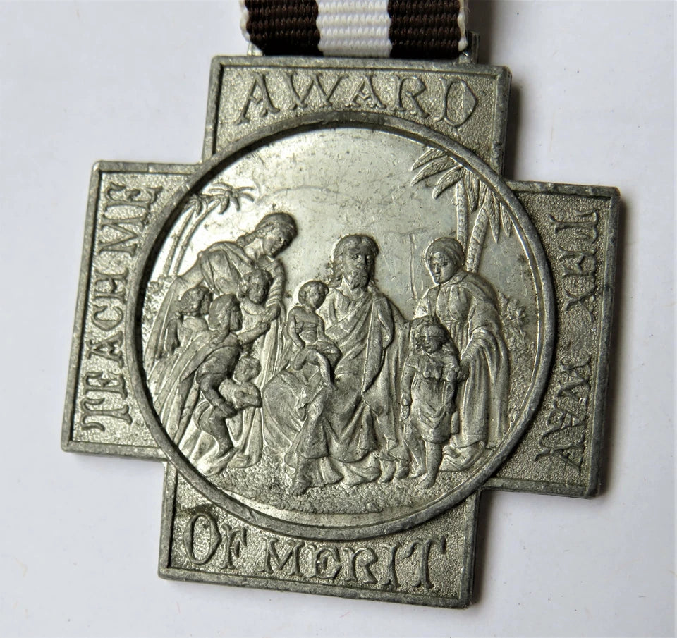 "Teach Me Thy Way Award Of Merit" Regular Attendance Good Conduct Medal