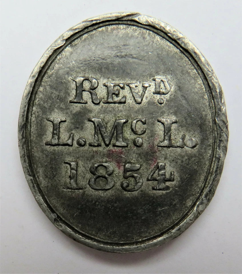 1854 Liff & Benvie, Angus Church Communion Token