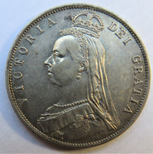 Load image into Gallery viewer, 1887 Queen Victoria Jubilee Head Halfcrown Coin - Great Britain
