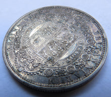 Load image into Gallery viewer, 1887 Queen Victoria Jubilee Head Halfcrown Coin - Great Britain
