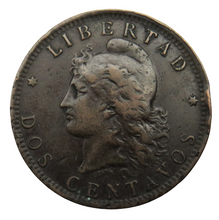 Load image into Gallery viewer, 1890 Argentina 2 / Dos Centavos Coin
