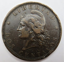 Load image into Gallery viewer, 1893 Argentina 2 / Dos Centavos Coin
