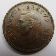 Load image into Gallery viewer, 1940 King George VI South Africa One Penny Coin
