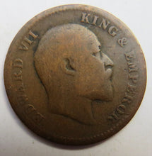 Load image into Gallery viewer, 1907 King Edward VII India 1/4 Anna Coin
