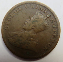 Load image into Gallery viewer, 1913 King George V India 1/4 Anna Coin
