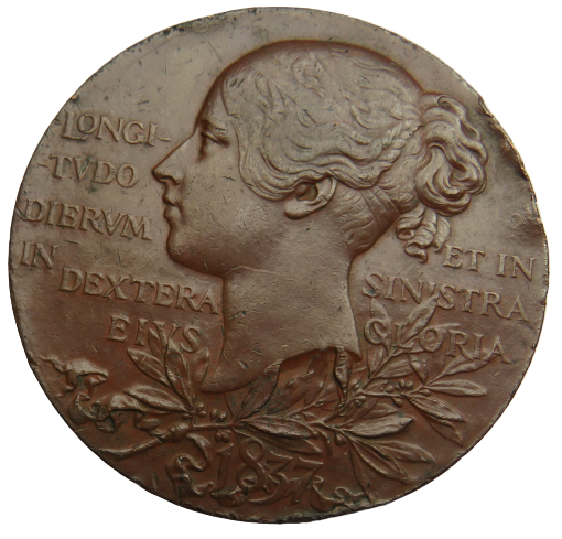 1837-1897 Queen Victoria Diamond Jubilee Large Bronze Medal