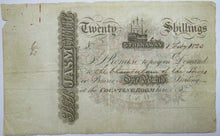 Load image into Gallery viewer, 1823 Stornaway £1 One Pound / Twenty Shillings Banknote
