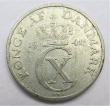 Load image into Gallery viewer, 1941 Denmark 5 Ore Coin
