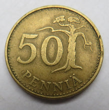 Load image into Gallery viewer, 1963 Finland 50 Pennia Coin
