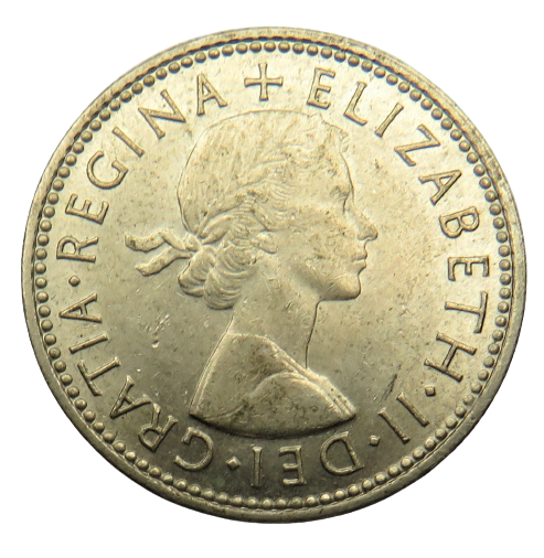 1963 Queen Elizabeth II (English) Shilling Coin - Great Britain