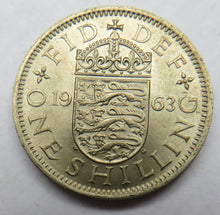 Load image into Gallery viewer, 1963 Queen Elizabeth II (English) Shilling Coin - Great Britain
