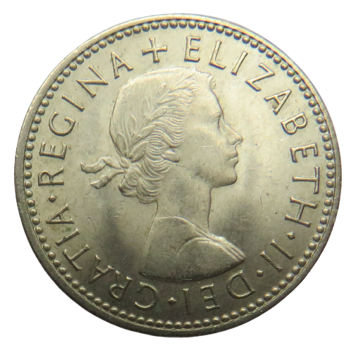 1966 Queen Elizabeth II Scottish Shilling Coin - Great Britain