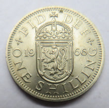 Load image into Gallery viewer, 1966 Queen Elizabeth II Scottish Shilling Coin - Great Britain
