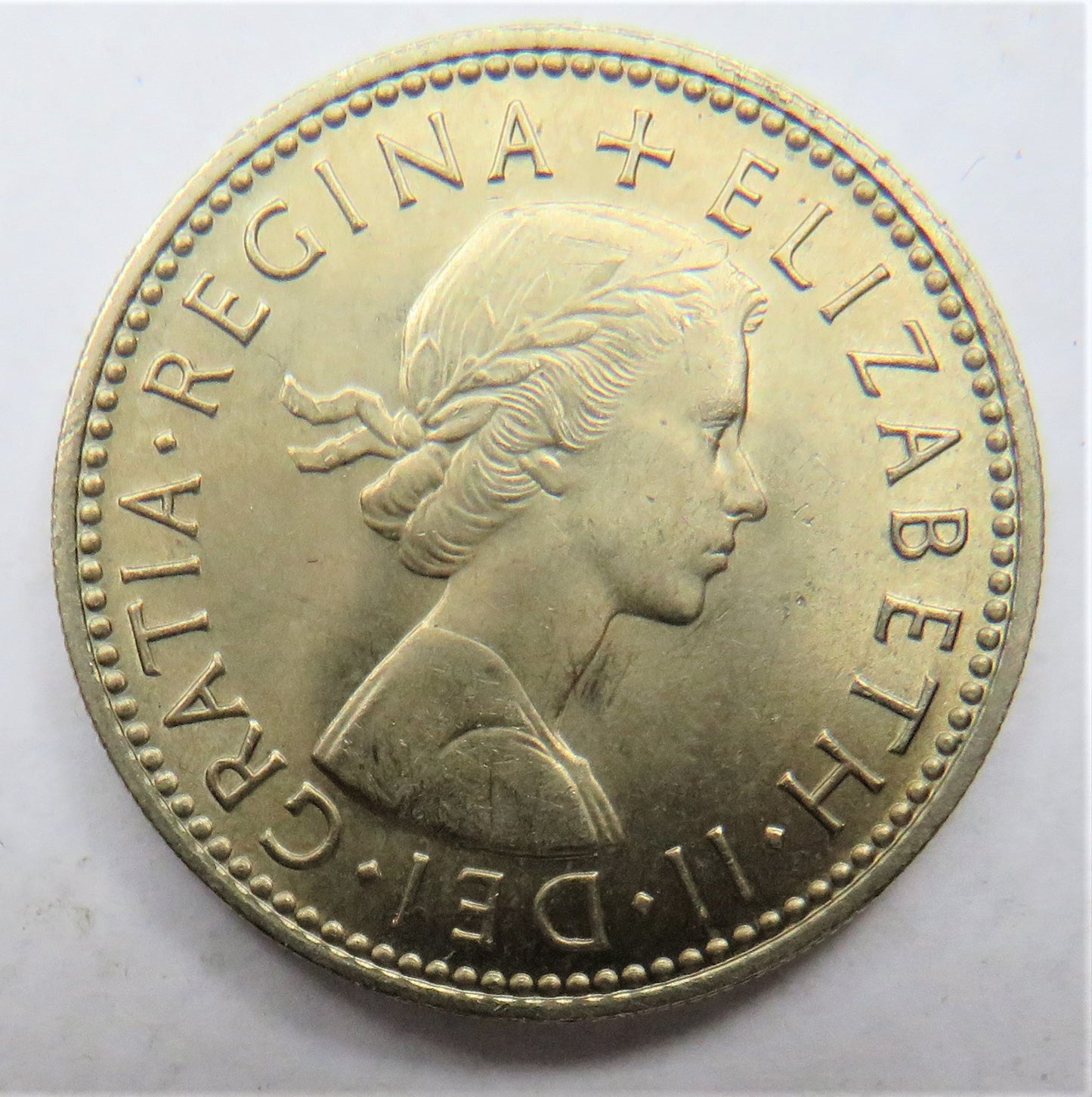 1963 Queen Elizabeth II English Shilling Coin - Great Britain