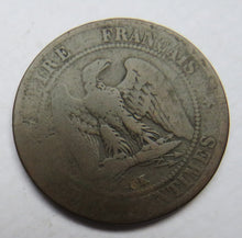 Load image into Gallery viewer, 1861-K France 10 Centimes Coin
