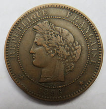 Load image into Gallery viewer, 1896-A France 10 Centimes Coin
