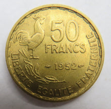 Load image into Gallery viewer, 1952 France 50 Francs Coin
