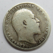 Load image into Gallery viewer, 1910 King Edward VII Silver Threepence Coin - Great Britain
