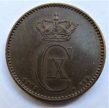 Load image into Gallery viewer, 1902 Denmark 2 Ore Coin
