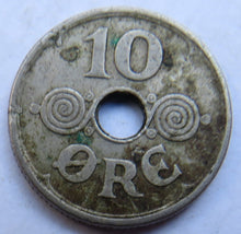 Load image into Gallery viewer, 1938 Denmark 10 Ore Coin
