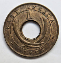 Load image into Gallery viewer, 1923 East Africa One Cent Coin
