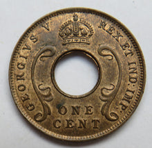 Load image into Gallery viewer, 1923 East Africa One Cent Coin
