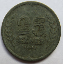 Load image into Gallery viewer, 1941 Netherlands 25 Cents Coin
