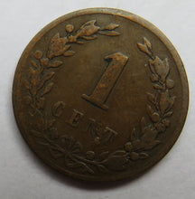 Load image into Gallery viewer, 1878 Netherlands One Cent Coin
