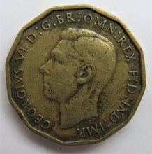 Load image into Gallery viewer, 1946 King George VI Brass Threepence Coin - Great Britain - Scarce Date
