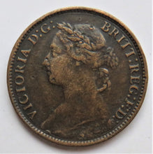 Load image into Gallery viewer, 1886 Queen Victoria Farthing Coin Great Britain
