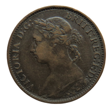 Load image into Gallery viewer, 1886 Queen Victoria Farthing Coin Great Britain
