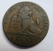 Load image into Gallery viewer, 1842 Belgium 5 Centimes Coin
