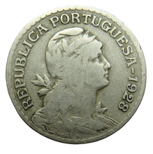 Load image into Gallery viewer, 1928 Portugal One Escudo Coin
