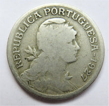 Load image into Gallery viewer, 1927 Portugal One Escudo Coin
