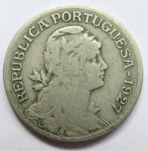 Load image into Gallery viewer, 1927 Portugal One Escudo Coin
