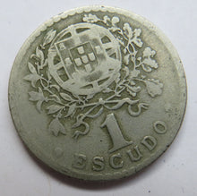 Load image into Gallery viewer, 1927 Portugal One Escudo Coin
