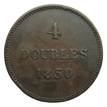 Load image into Gallery viewer, 1830 Guernsey 4 Doubles Coin
