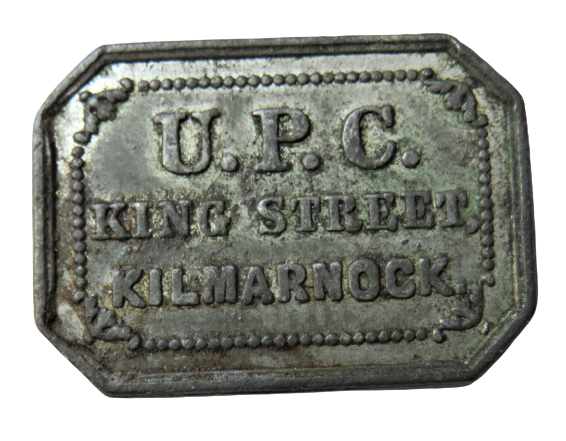 U.P.C King Street, Kilmarnock, Ayrshire, Scottish Communion Church Token