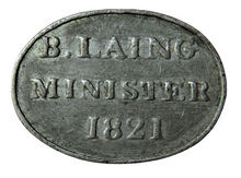 Load image into Gallery viewer, 1821 Arbroath Church Token - B.Laing Minister
