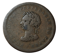 Load image into Gallery viewer, 1838 Canada One Penny Token Trade &amp; Navigation
