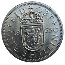 Load image into Gallery viewer, 1965 Queen Elizabeth II Shilling (Scottish Reverse) Unc - Great Britain
