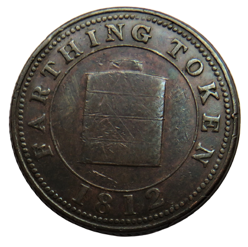 1812 Farthing Token Payable At Whitehaven Cumberland, William Kitchen