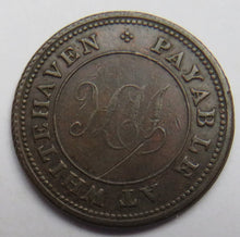 Load image into Gallery viewer, 1812 Farthing Token Payable At Whitehaven Cumberland, William Kitchen
