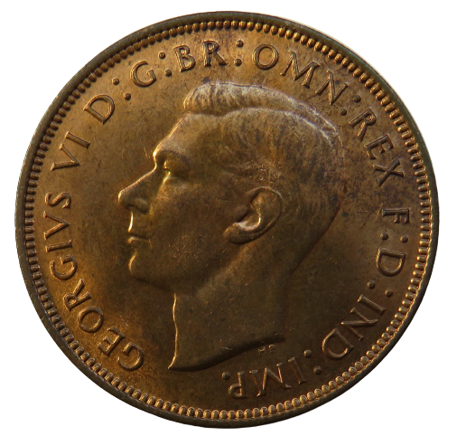 1948 King George VI One Penny Coin High Grade - Great Britain