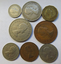 Load image into Gallery viewer, 1962 Queen Elizabeth II Great Britain Coin Year Set
