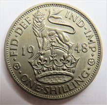 Load image into Gallery viewer, 1948 King George VI One Shilling Coin (English Reverse)
