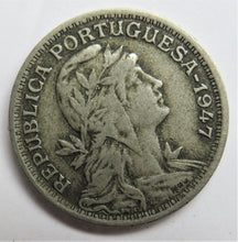 Load image into Gallery viewer, 1947 Portugal 50 Centavos Coin
