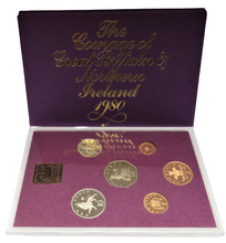 Load image into Gallery viewer, 1980 Coinage of Great Britain &amp; Northern Ireland Proof Set
